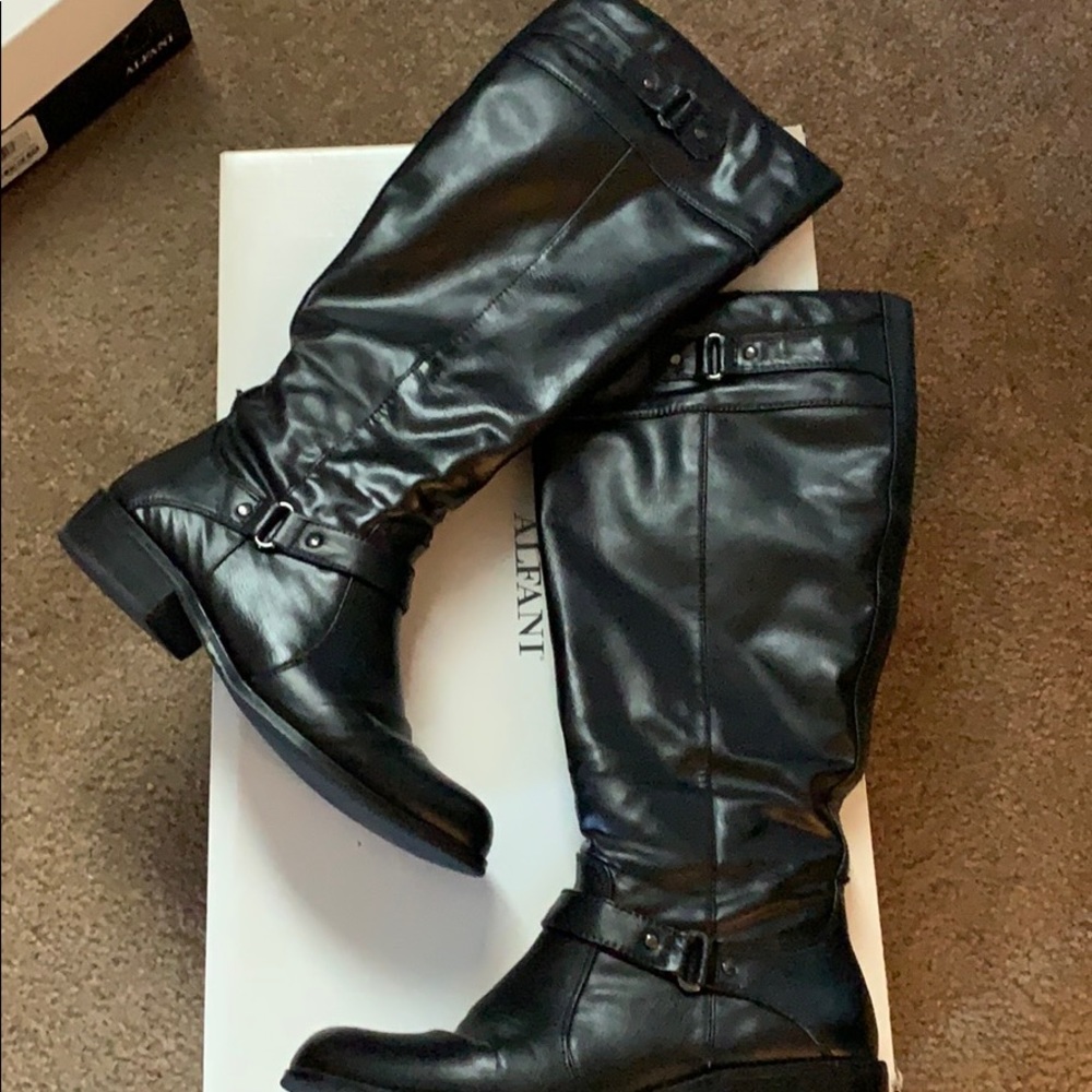 Alfani • Jessa Black Riding Boots